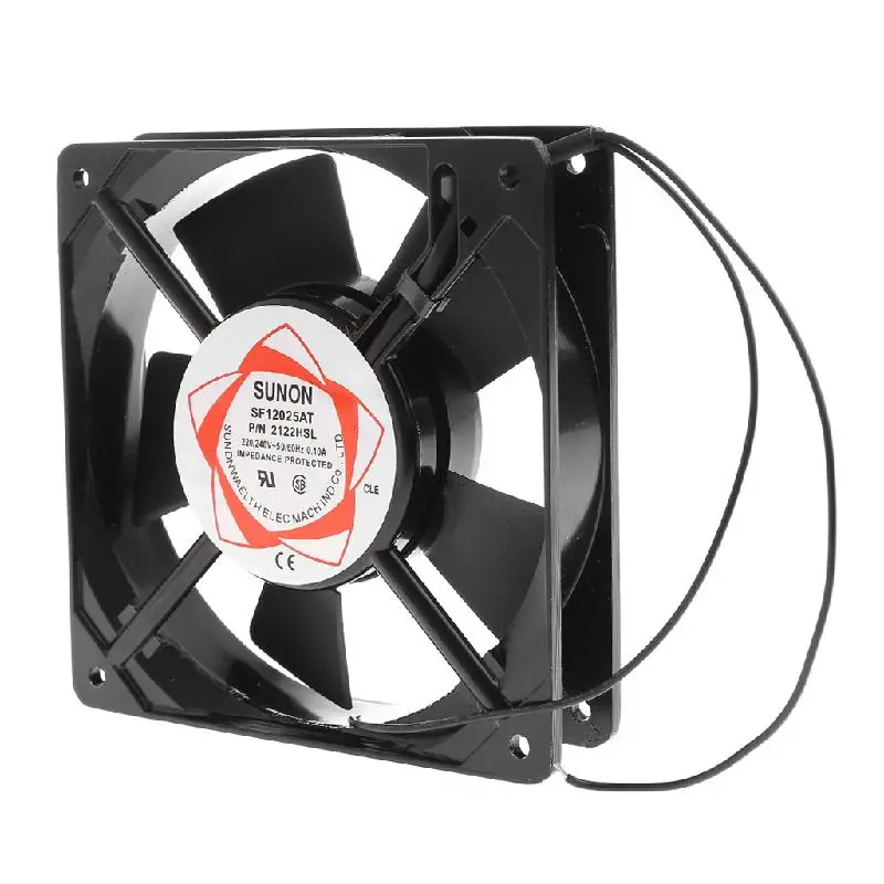 SF12025AT 2122HSL 12025 120mm Sleeve Bearing 220-240V AC 2-Wire Case Cooling Fan 
SF12025AT 2122HSL 12025 120mm Sleeve Bearing 220-240V AC 2-Wire Case Cooling Fan
