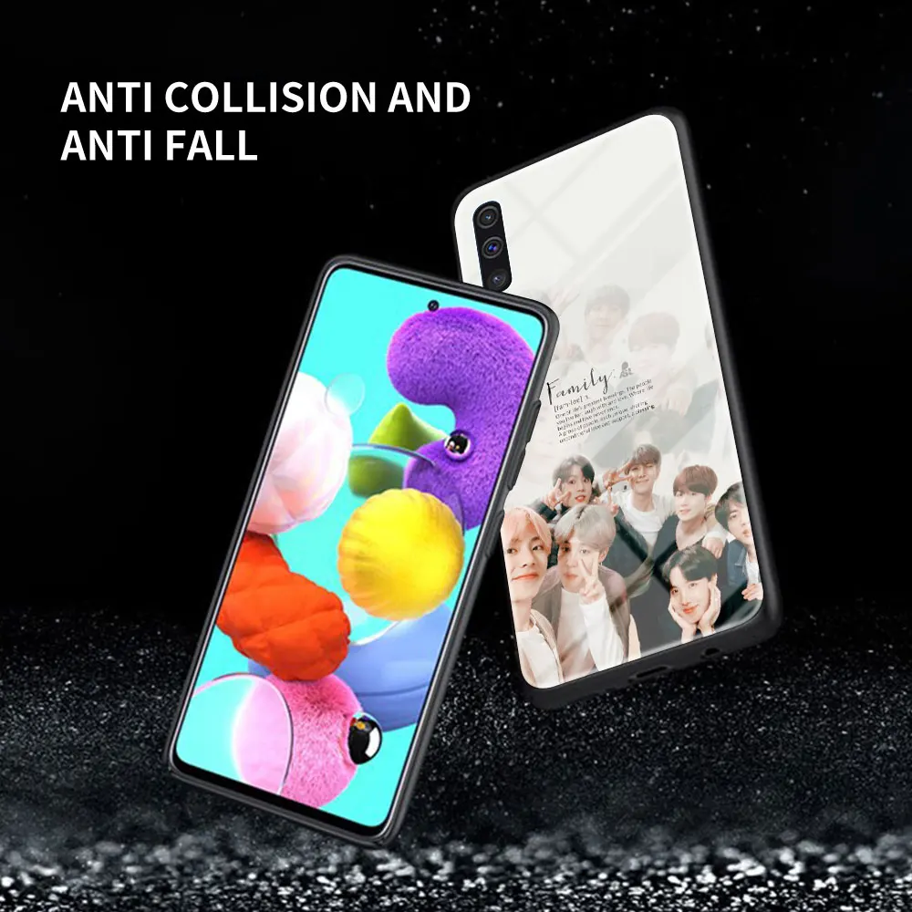 Glass Case For Samsung Galaxy A51 A50 A71 A70 M31 A31 A21s A91 A10 A40 M51 M30s Tampa Phone Fall Casco Bangtan KPOP Boys
Glass Case For Samsung Galaxy A51 A50 A71 A70 M31 A31 A21s A91 A10 A40 M51 M30s Tampa Phone Fall Casco Bangtan KPOP Boys