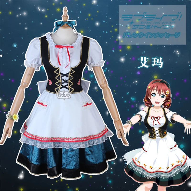 Аниме Love Live School Idol фестиваль платье для косплея Эммы Верде вечернее платье H
Аниме Love Live School Idol фестиваль платье для косплея Эммы Верде вечернее платье H