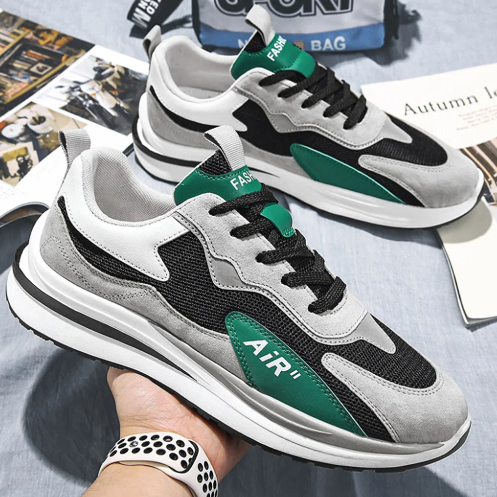 Man Sneakers Breathable Zapatillas Hombres Fashion Men's Height Increasing Casual Daddy Shoes Damping Outdoor Jogging Shoes
Man Sneakers Breathable Zapatillas Hombres Fashion Men's Height Increasing Casual Daddy Shoes Damping Outdoor Jogging Shoes