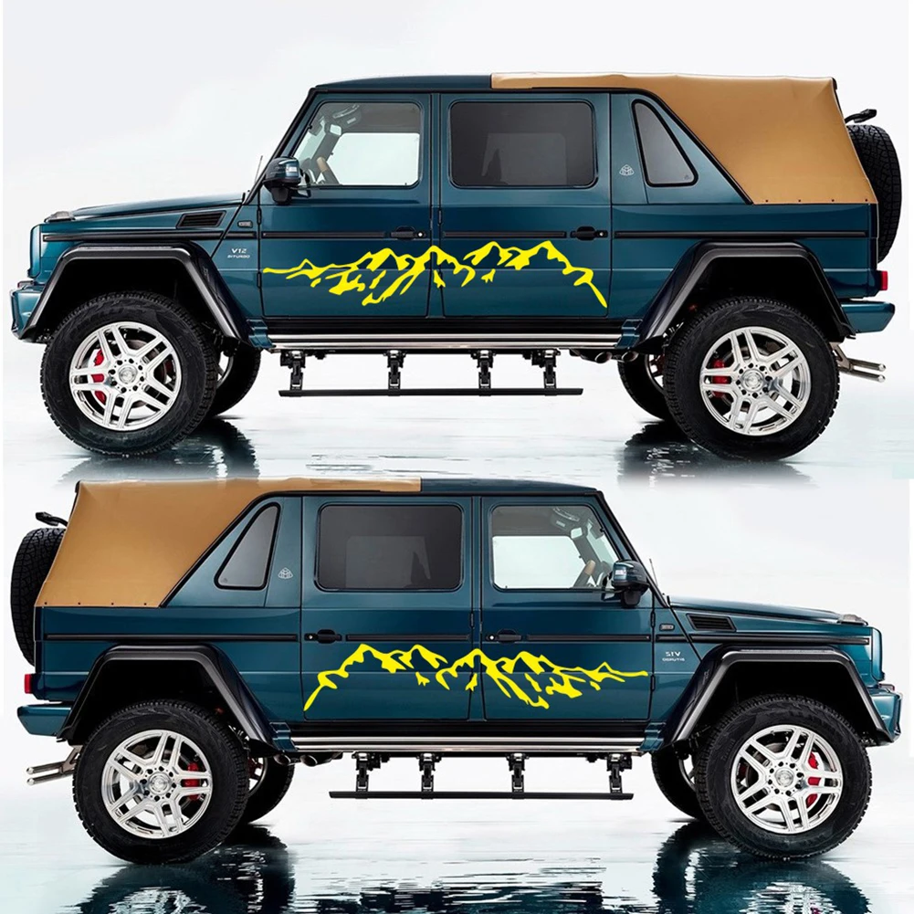 2Pcs Mountain Range Pattern Waterproof Car Side Door Decorative Decal Sticker
2Pcs Mountain Range Pattern Waterproof Car Side Door Decorative Decal Sticker