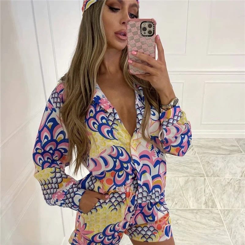 Vintage Woman Pink Loose Print Shirt Suits 2021 Spring Fashion Ladies Beach Suit Female Casual High Waisted Sets
Vintage Woman Pink Loose Print Shirt Suits 2021 Spring Fashion Ladies Beach Suit Female Casual High Waisted Sets