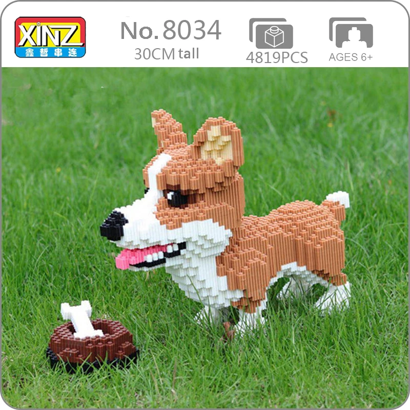 Xizai 8034 Animal Pet Dog Welsh Corgi 3D Model Building Kit DIY Mini Diamond Blocks Bricks Building Toy for Kid Gifts 30CM Tall
Xizai 8034 Animal Pet Dog Welsh Corgi 3D Model Building Kit DIY Mini Diamond Blocks Bricks Building Toy for Kid Gifts 30CM Tall
