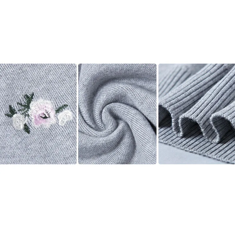 O neck Autumn Winter Fashion Embroidery Sweaters Women Knitted Pullover Female High Elastic Cashmere Tricot Jumper Winter Tops
O neck Autumn Winter Fashion Embroidery Sweaters Women Knitted Pullover Female High Elastic Cashmere Tricot Jumper Winter Tops