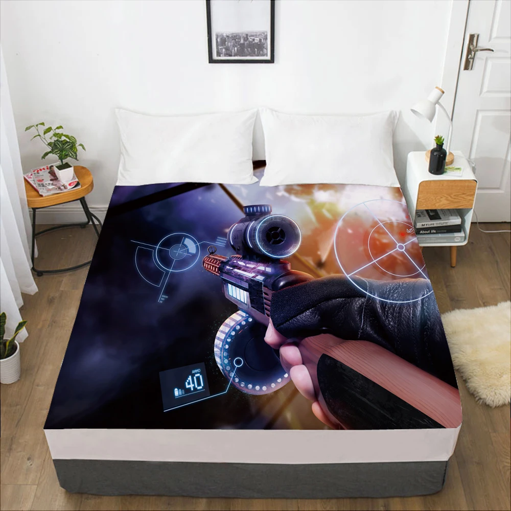 Cartoon Gamepad Children's Elastic fitted sheet bed sheet With An Elastic Band Mattress Cover Bed cover for kids baby aim
Cartoon Gamepad Children's Elastic fitted sheet bed sheet With An Elastic Band Mattress Cover Bed cover for kids baby aim