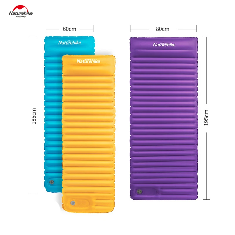 Naturehike Press Inflatable Mattress Air Bed Thicken Camping Mat With Pillow Lightweight Outdoor Tent Sleeping Pad NH18Q001-D
Naturehike Press Inflatable Mattress Air Bed Thicken Camping Mat With Pillow Lightweight Outdoor Tent Sleeping Pad NH18Q001-D