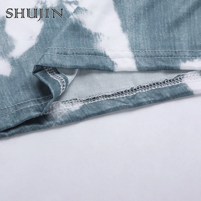 SHUJIN 2021 Women's Summer Tie Dye Print Jumpsuit Casual Slim Short Sleeve V-Neck Beach Rompers Sleeveless Loose Sexy Playsuit
SHUJIN 2021 Women's Summer Tie Dye Print Jumpsuit Casual Slim Short Sleeve V-Neck Beach Rompers Sleeveless Loose Sexy Playsuit