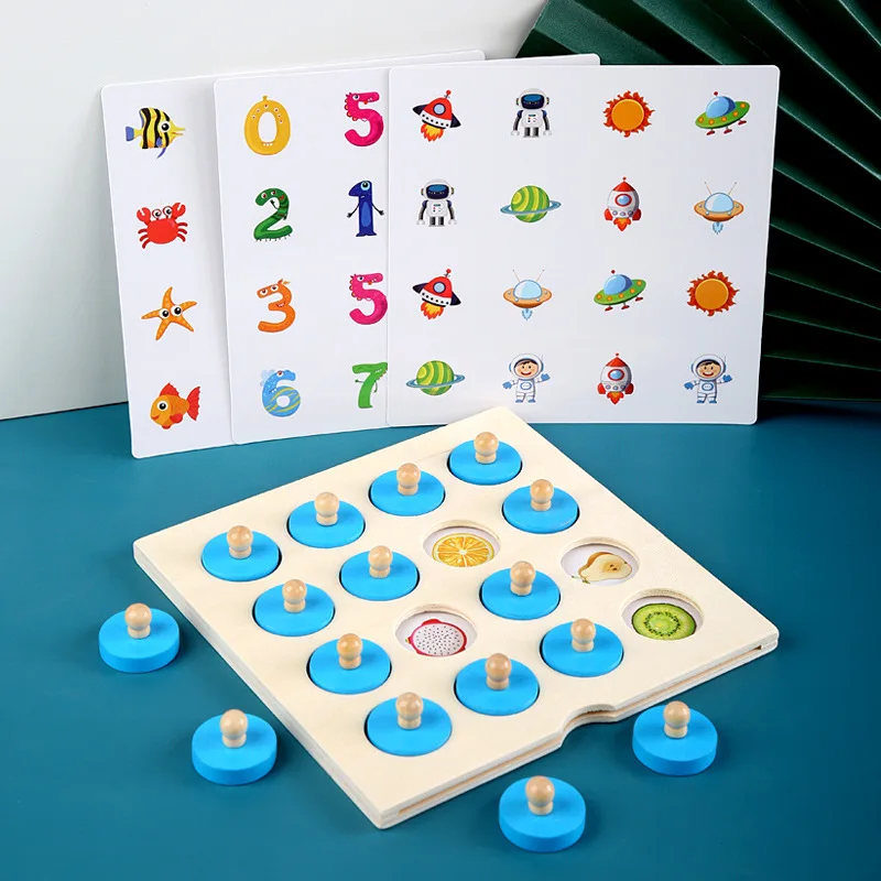 Montessori Memory Chess Game 3D Wooden Puzzle Board Logic Toy Interaction Early Learning Educational Toys For Children Kids Gift
Montessori Memory Chess Game 3D Wooden Puzzle Board Logic Toy Interaction Early Learning Educational Toys For Children Kids Gift