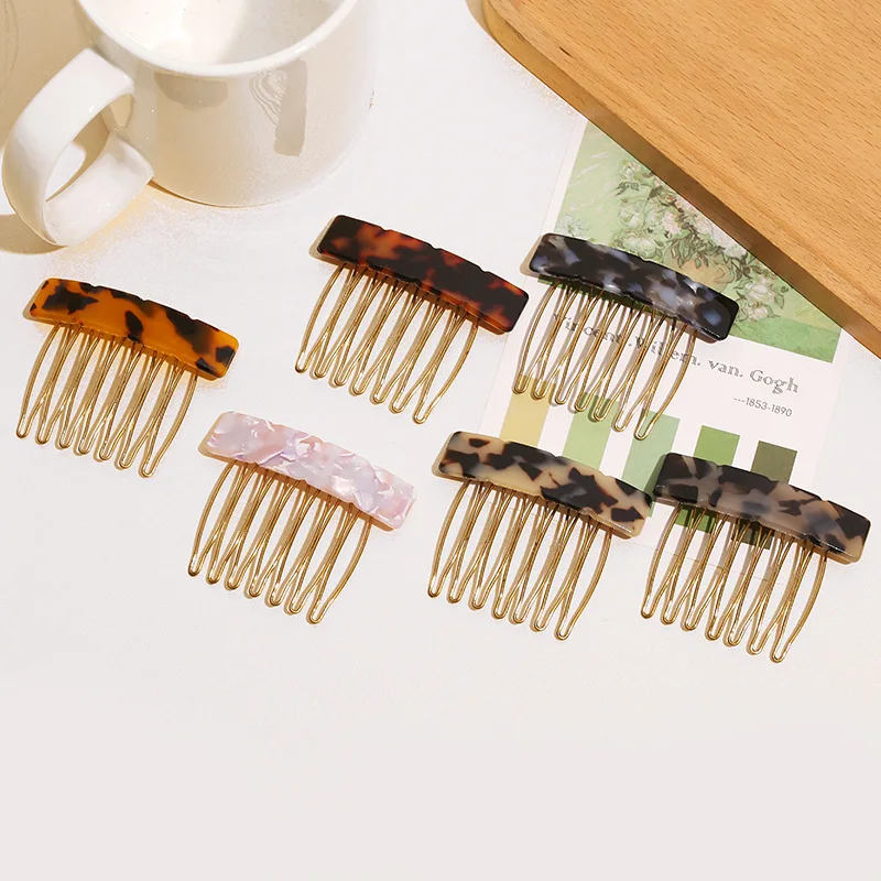 Simple Acetic Acrylic Hair Combs Women Small Size Hair Snap Bar Shaped Hair Clips Barrettes Brown Hair Holder Retro Accessories
Simple Acetic Acrylic Hair Combs Women Small Size Hair Snap Bar Shaped Hair Clips Barrettes Brown Hair Holder Retro Accessories