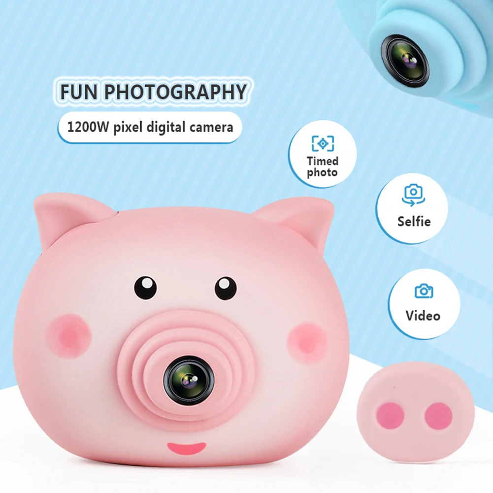 5MP Mini Cartoon Pig Shape SLR Camera Children Handheld Sports Digital Camera HD Kids Educational Toy Gift
5MP Mini Cartoon Pig Shape SLR Camera Children Handheld Sports Digital Camera HD Kids Educational Toy Gift