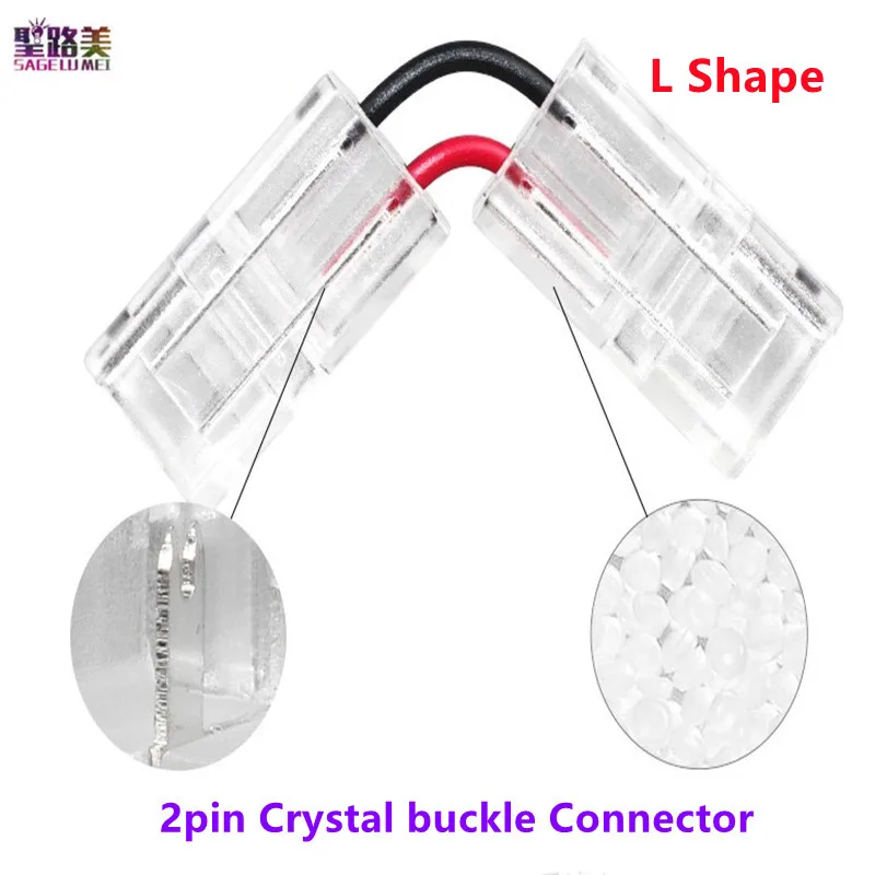 10pc 2pin 8/10mm 4pin Crystal Buckle Right Angle Transfer Conector 4pin I/L Shape Led Connector for IP65 5050RGB Led Strip Light
10pc 2pin 8/10mm 4pin Crystal Buckle Right Angle Transfer Conector 4pin I/L Shape Led Connector for IP65 5050RGB Led Strip Light