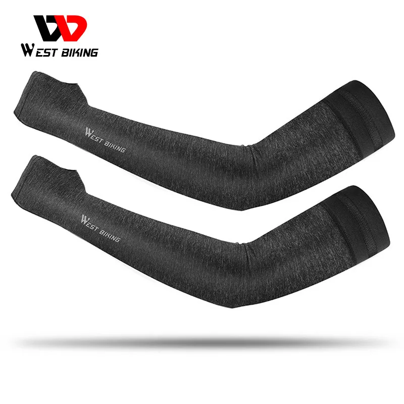 

WEST BIKING Summer Bike Armwarmers Manguito de Bicicleta Ciclismo Arm Sleeves Cover Bicycle Cycling Arm Warmers For Men Woman