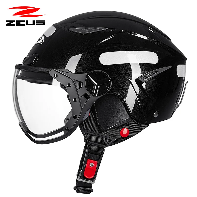 Double lens ZEUS for electric motorcycle 3/4 open helmet with Reflective stickers assessorios moto scooter safety helmet
Double lens ZEUS for electric motorcycle 3/4 open helmet with Reflective stickers assessorios moto scooter safety helmet