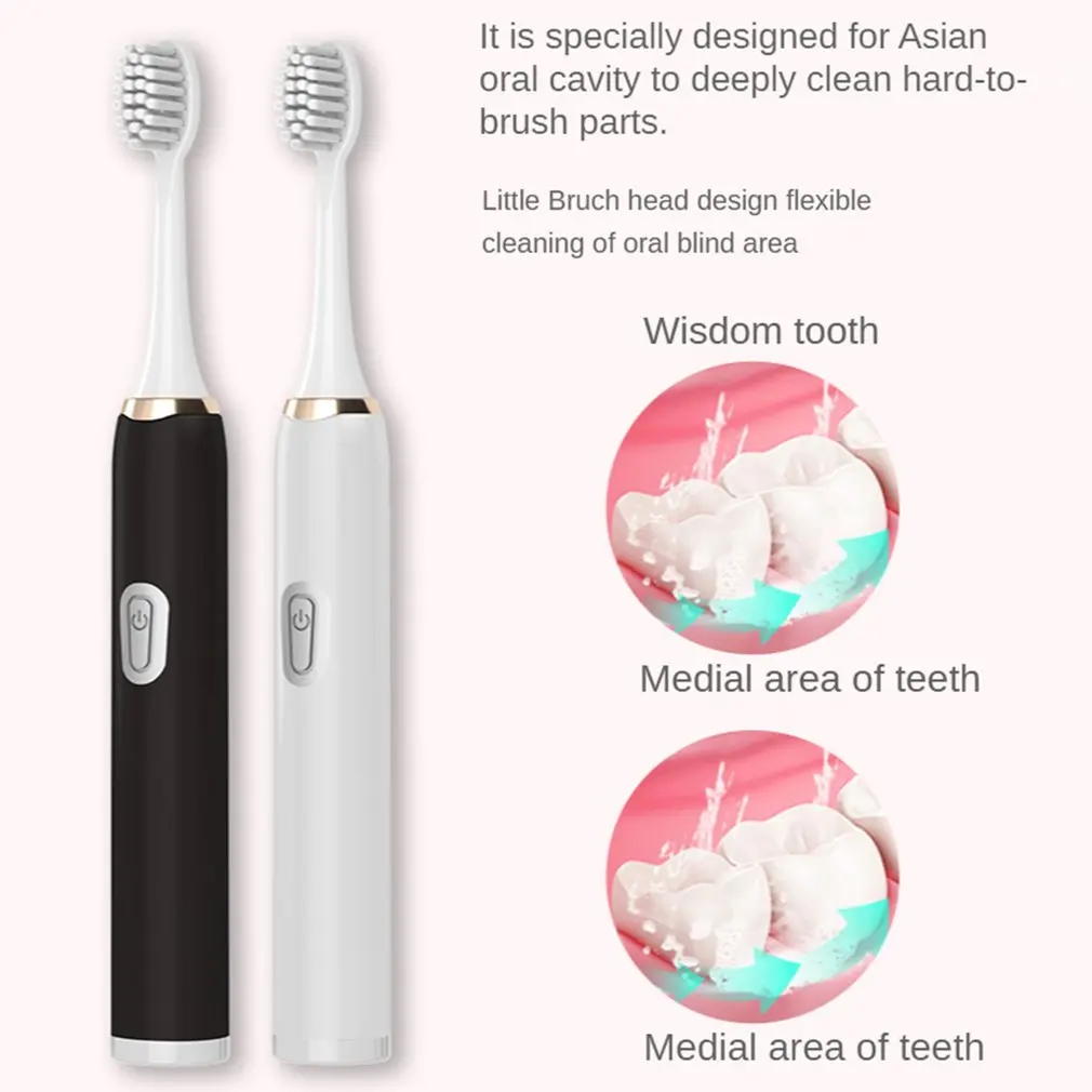 Electric Toothbrush For Adult Household Soft Fur Replacement Heads Set Battery Powered Toothbrush With Brush Head Gift
Electric Toothbrush For Adult Household Soft Fur Replacement Heads Set Battery Powered Toothbrush With Brush Head Gift