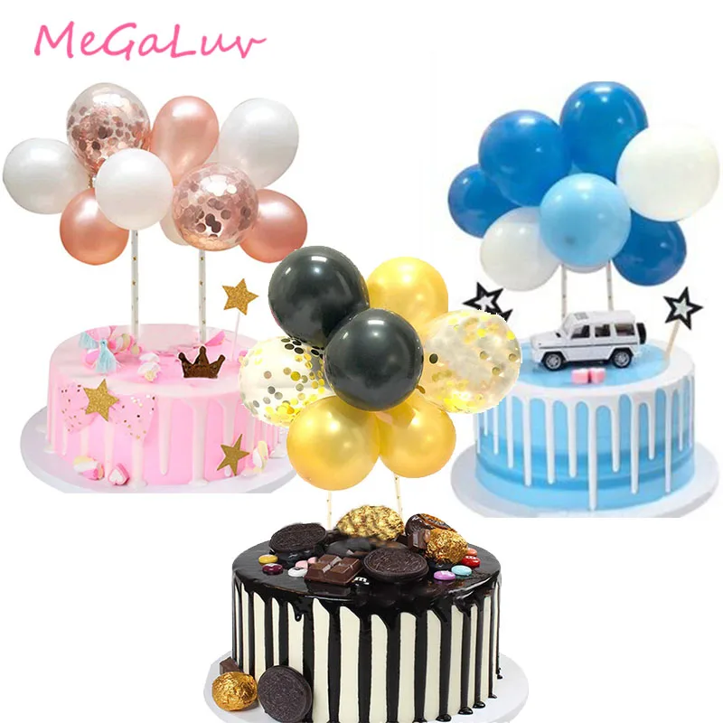 5 Inch Metal Balloon Cake Topper Cloud Shape Confetti Balloons Cake Decor for Birthday Party Baby Shower Wedding Decorations
5 Inch Metal Balloon Cake Topper Cloud Shape Confetti Balloons Cake Decor for Birthday Party Baby Shower Wedding Decorations