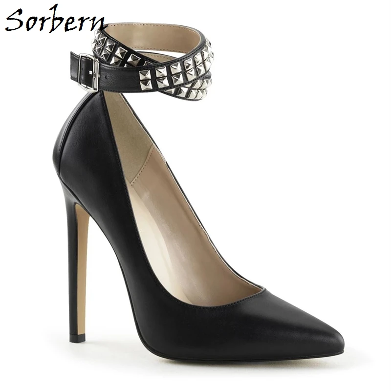 Sorbern 13cm Women Pumps Shoes Rivets Buckle Strap Pointed Toe 2020 New Arrive Grils Party Pumps Shoes Custom Color
Sorbern 13cm Women Pumps Shoes Rivets Buckle Strap Pointed Toe 2020 New Arrive Grils Party Pumps Shoes Custom Color