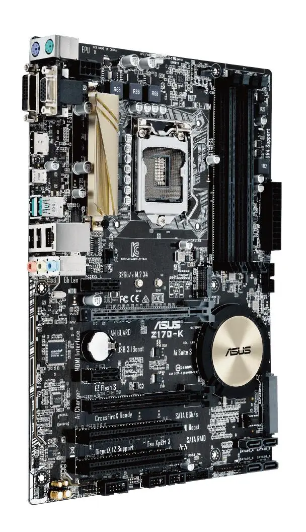 Used Asus Z170-K Desktop Motherboard Z170 Socket LGA 1151 i7 i5 i3 DDR4 32G SATA3 USB3.0 ATXmotherboard used
Used Asus Z170-K Desktop Motherboard Z170 Socket LGA 1151 i7 i5 i3 DDR4 32G SATA3 USB3.0 ATXmotherboard used