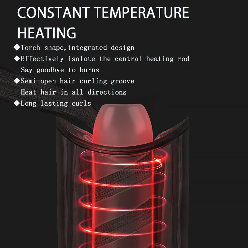 Auto Rotate Hair Curler Ceramic Curling Long-lasting Hair Styling Cont Temperature Wave Hair Care Electric Hair Curler
Auto Rotate Hair Curler Ceramic Curling Long-lasting Hair Styling Cont Temperature Wave Hair Care Electric Hair Curler