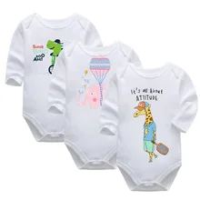Newborn Clothing Baby Rompers 100% Cotton Body Baby Long Sleeve Underwear Infant Boys Girls Clothes Babys Sets