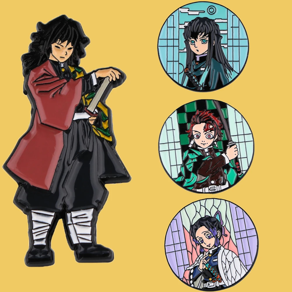 SP1736 Japanese Anime Manga Hard Metal Enamel Pins Demon Slayer Badges for Backpack Collar Lapel Pin Jewelry New Year Gifts
SP1736 Japanese Anime Manga Hard Metal Enamel Pins Demon Slayer Badges for Backpack Collar Lapel Pin Jewelry New Year Gifts