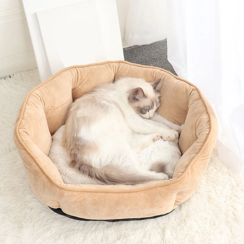 Dropshipping Hiding Soft Comfortable Winter Warm Cat Bed House Round Dog Deep Sleeping Mat Pad Shell Shap Kennel Pet Cushion
Dropshipping Hiding Soft Comfortable Winter Warm Cat Bed House Round Dog Deep Sleeping Mat Pad Shell Shap Kennel Pet Cushion