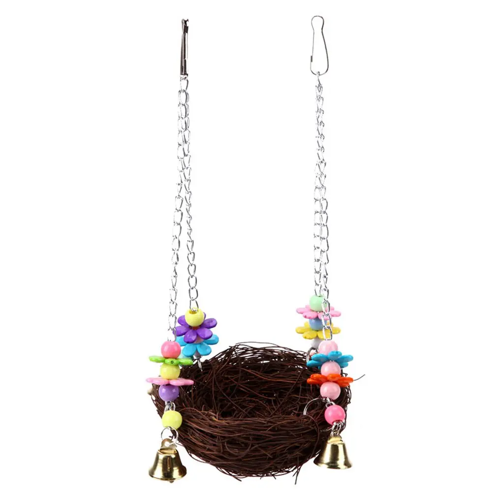 Bird's Nest Parrot Chew Toys Bird Swing Cage Accessories Pet Supplies Parrot Supplies Straw Parrot Nest
Bird's Nest Parrot Chew Toys Bird Swing Cage Accessories Pet Supplies Parrot Supplies Straw Parrot Nest