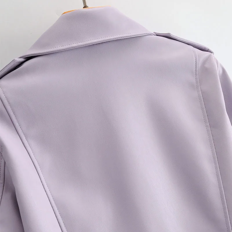 Korean Locomotive PU Slim Lapel Long Sleeve Windproof Belt Female Coat Harajuku Simple Zipper Chic Women's Jacket
Korean Locomotive PU Slim Lapel Long Sleeve Windproof Belt Female Coat Harajuku Simple Zipper Chic Women's Jacket