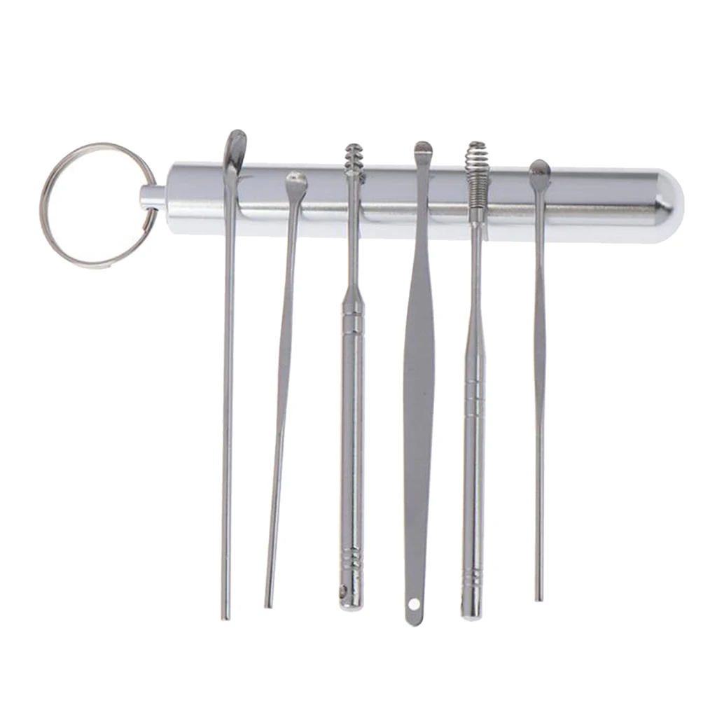 6 Pcs/set Ear Wax Remove Kit Ear Pick Cleaning Tools Stainless Steel Earpick Sticks Curette Ear Cleaner Spoon Ear Clean Tool
6 Pcs/set Ear Wax Remove Kit Ear Pick Cleaning Tools Stainless Steel Earpick Sticks Curette Ear Cleaner Spoon Ear Clean Tool