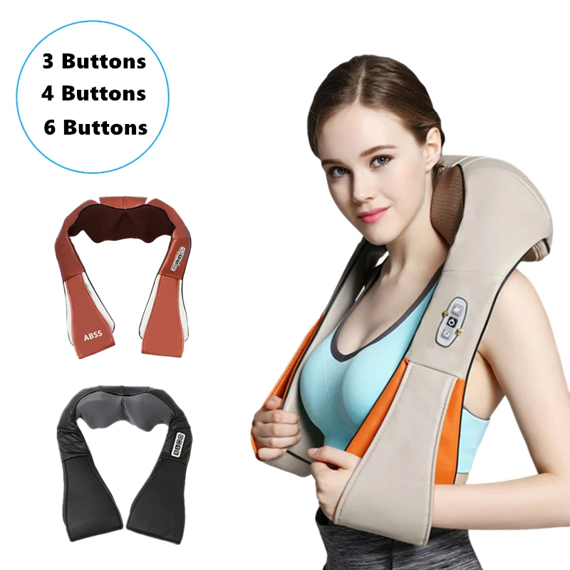 U Shape Electrical Massage Shiatsu Back Neck Shoulder Body Massager Infrared Heated Kneading Car/Home vibromassage Massager Gift
U Shape Electrical Massage Shiatsu Back Neck Shoulder Body Massager Infrared Heated Kneading Car/Home vibromassage Massager Gift