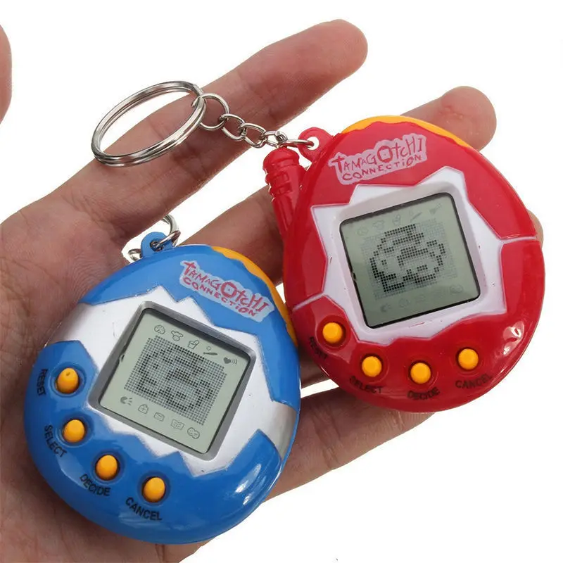 Tamagotchi электронные питомцы игрушки высокое качество 90S Ностальгический 49 брелок с