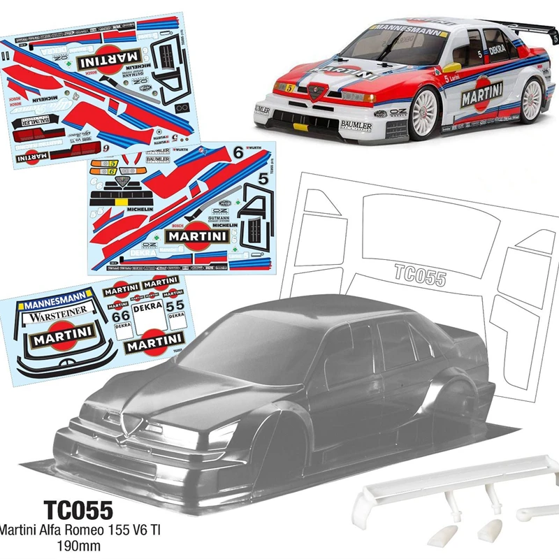 Rc Car Toys Clear Alfa Romeo Body Shell , Stickers , Tail Wing , Rearview Mirror Sets For 1:10 Scale Rally On Road Model Cars
Rc Car Toys Clear Alfa Romeo Body Shell , Stickers , Tail Wing , Rearview Mirror Sets For 1:10 Scale Rally On Road Model Cars