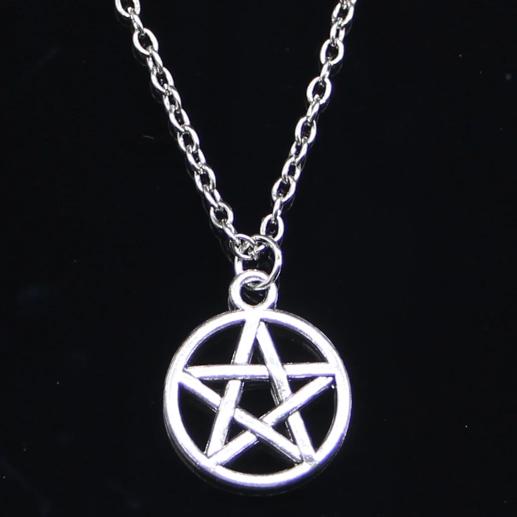 Новинка, модное ожерелье, 16 мм, звезда, пентаграмма, подвески, короткие, длинные, для женщин, мужчин, Colar, подарок, ювелирное изделие, чокер
Новинка, модное ожерелье, 16 мм, звезда, пентаграмма, подвески, короткие, длинные, для женщин, мужчин, Colar, подарок, ювелирное изделие, чокер
