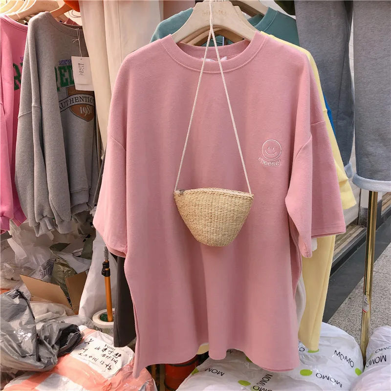 Korean style Cute tops Woman tshirts Summer Graphic tee Fashion Clothes Ropa de mujer Camisetas Vetement femme Black T Shirt Top
Korean style Cute tops Woman tshirts Summer Graphic tee Fashion Clothes Ropa de mujer Camisetas Vetement femme Black T Shirt Top