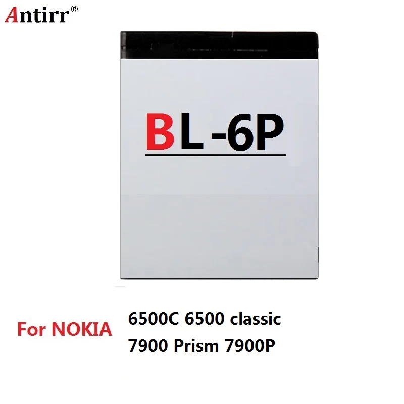 3 7 в 830 мА · ч аккумуляторная батарея для телефона Nokia 6500C 6500 Classic 7900 Prism P BL 6P BL6P bl6p |