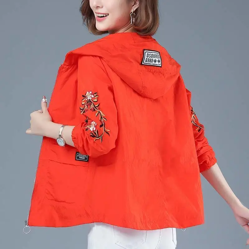 Spring Thin Short Mom Jacket Women 2021 New Breathable Sun Protection Clothing Femme Middle-Aged Mom Summer Sun Protection Shirt
Spring Thin Short Mom Jacket Women 2021 New Breathable Sun Protection Clothing Femme Middle-Aged Mom Summer Sun Protection Shirt