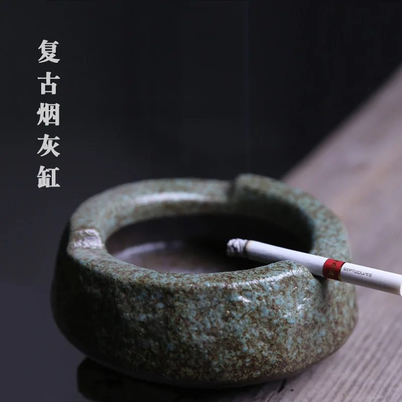 Round Ashtray Ceramic Retro Fashion Ashtray Portable Ash Tray Smoking Accessories Outdoor Cool Cendriers Ashtrays BG50AS
Round Ashtray Ceramic Retro Fashion Ashtray Portable Ash Tray Smoking Accessories Outdoor Cool Cendriers Ashtrays BG50AS