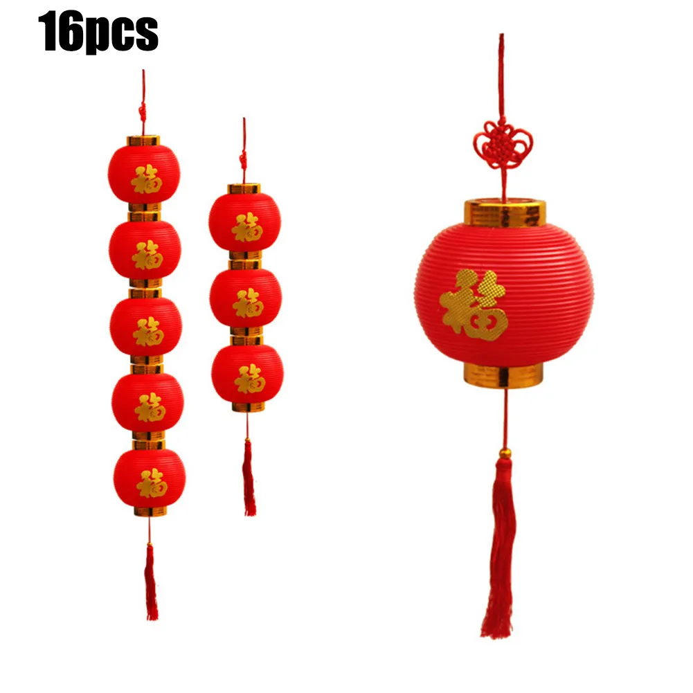 16PCS Chinese New Year Red Lanterns Decoration 2022 New Year Chinese Hang Lantern Hanging Decor Home Hotel Decoration
16PCS Chinese New Year Red Lanterns Decoration 2022 New Year Chinese Hang Lantern Hanging Decor Home Hotel Decoration
