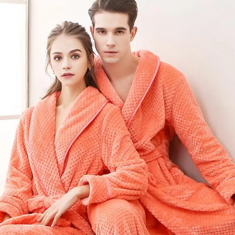 Новое поступление, парный халат для мужчин и женщин, женская Повседневная Пижама, домашний халат, модный Халат 
Новое поступление, парный халат для мужчин и женщин, женская Повседневная Пижама, домашний халат, модный Халат