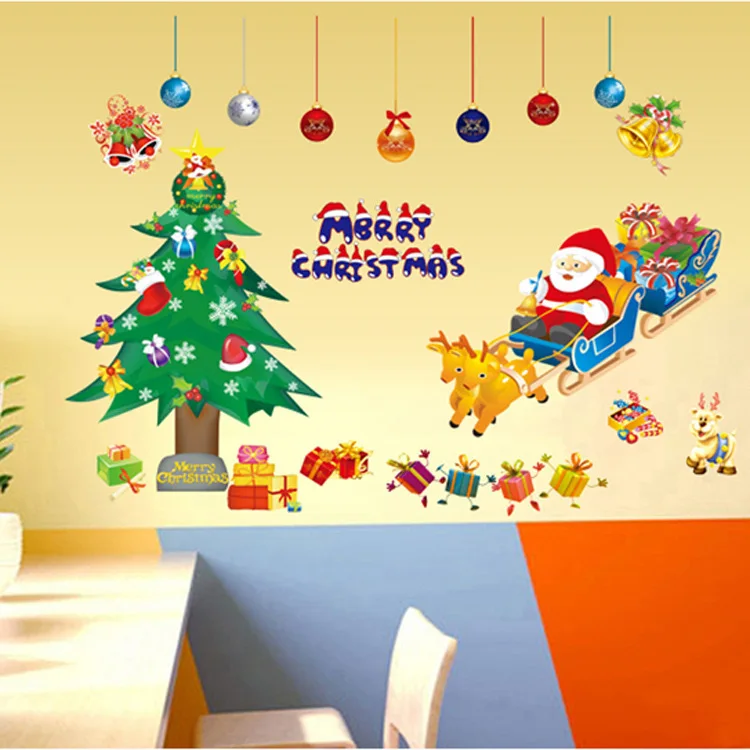 Christmas New Year Cartoon Old Tree Glass Door Window Stickers Snowflake Decorative Decoration Wall Stickers
Christmas New Year Cartoon Old Tree Glass Door Window Stickers Snowflake Decorative Decoration Wall Stickers