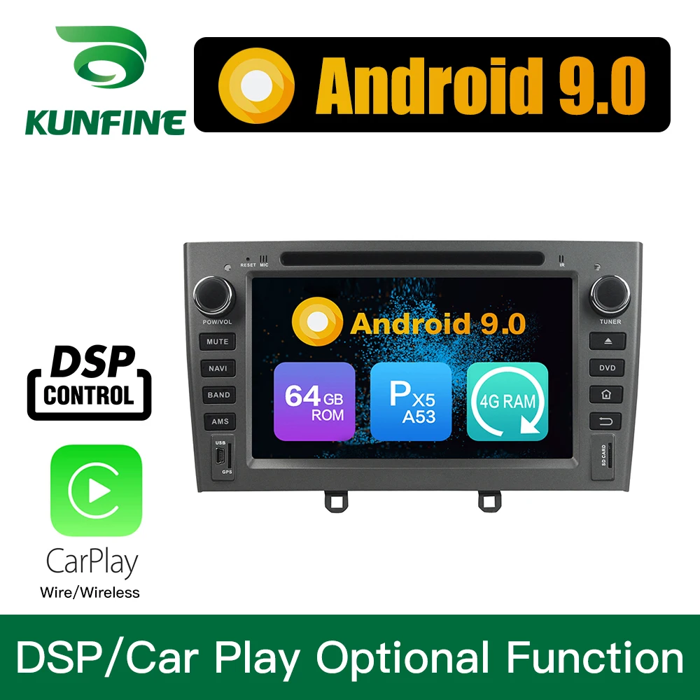 Android 9 0 Восьмиядерный 4 Гб ОЗУ 64 ПЗУ автомобильный DVD GPS мультимедийный плеер