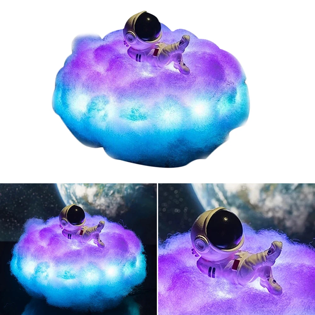 New Special LED Colorful Clouds Astronaut Lamp With Rainbow Effect As Children's Night Light Creative Gift In 2021
New Special LED Colorful Clouds Astronaut Lamp With Rainbow Effect As Children's Night Light Creative Gift In 2021
