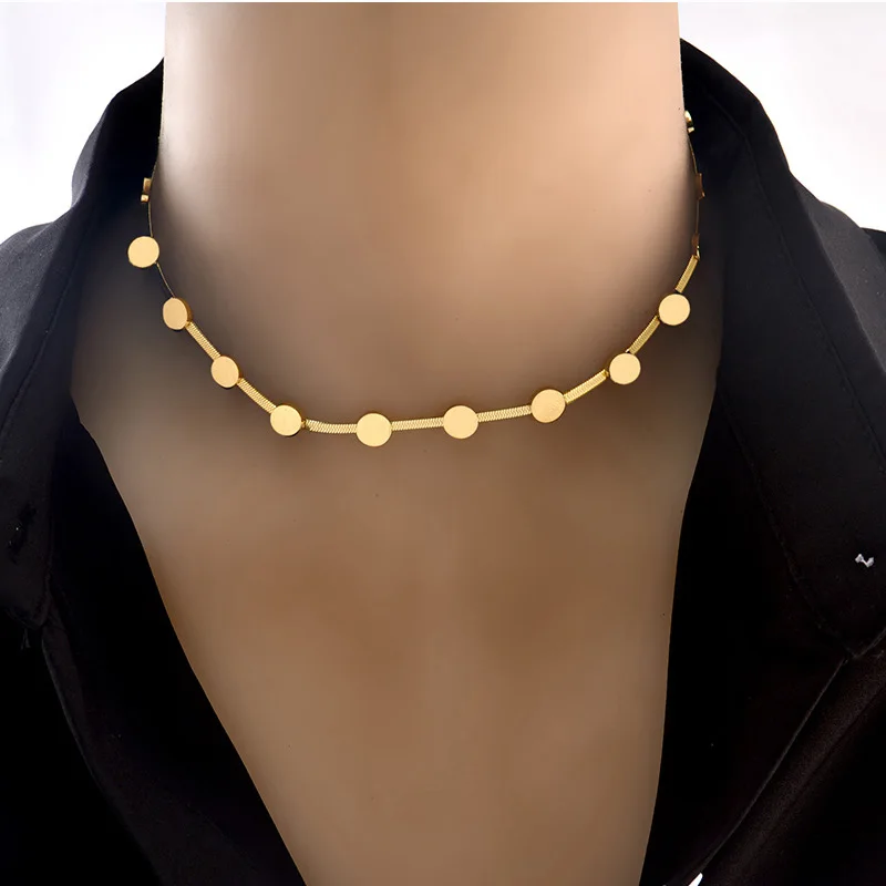 COWBREAD Luxury Collar Necklace for Women Personality Minority Necklace Stainless Steel Does Not Fade Women's Neck Chain Jewelry
COWBREAD Luxury Collar Necklace for Women Personality Minority Necklace Stainless Steel Does Not Fade Women's Neck Chain Jewelry