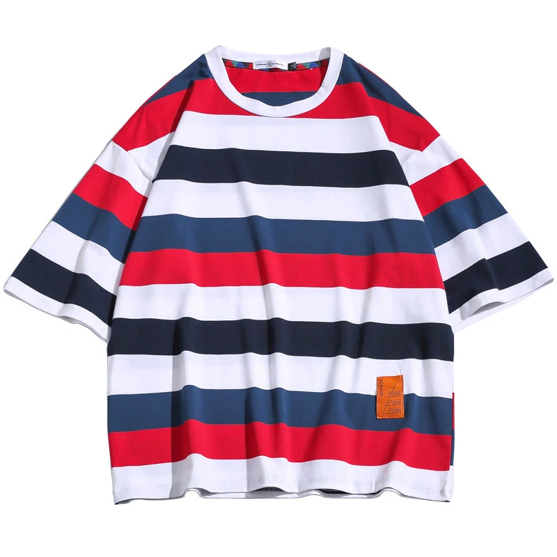 2022 Spring And Summer Thin Style Base Men's Clothes Harajuku Oversized Casual Striped T-Shirt Hip Hop College Style Streetwear
2022 Spring And Summer Thin Style Base Men's Clothes Harajuku Oversized Casual Striped T-Shirt Hip Hop College Style Streetwear