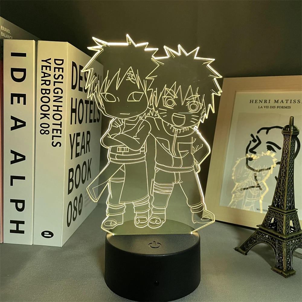 Светодиодный ночник с аниме-фигуркой, праздничный светильник Narutoed and Gaara, милый комнатный декор, светильник с датчиком движения, неоновая ла...
Светодиодный ночник с аниме-фигуркой, праздничный светильник Narutoed and Gaara, милый комнатный декор, светильник с датчиком движения, неоновая ла...