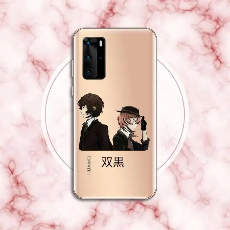 Japan anime bungou stray Phone Case Transparent for Huawei P20 P30 P40 honor 8 10i P smart 2019 Samsung A71 A21S S10 20 plus
Japan anime bungou stray Phone Case Transparent for Huawei P20 P30 P40 honor 8 10i P smart 2019 Samsung A71 A21S S10 20 plus