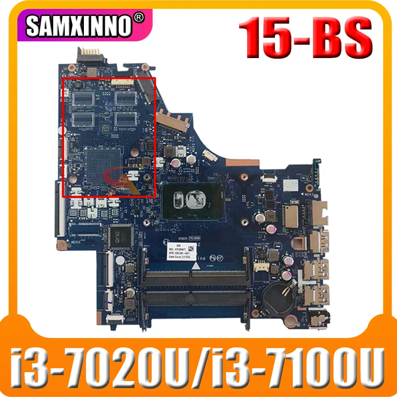Материнская плата для ноутбука HP 15-BS 250 G6 DKL50 LA-E802P LA-E801P с SR3LD i3-7020u i3-7100uCPU DDR4 100%, тестирование Быстрая доставка
Материнская плата для ноутбука HP 15-BS 250 G6 DKL50 LA-E802P LA-E801P с SR3LD i3-7020u i3-7100uCPU DDR4 100%, тестирование Быстрая доставка