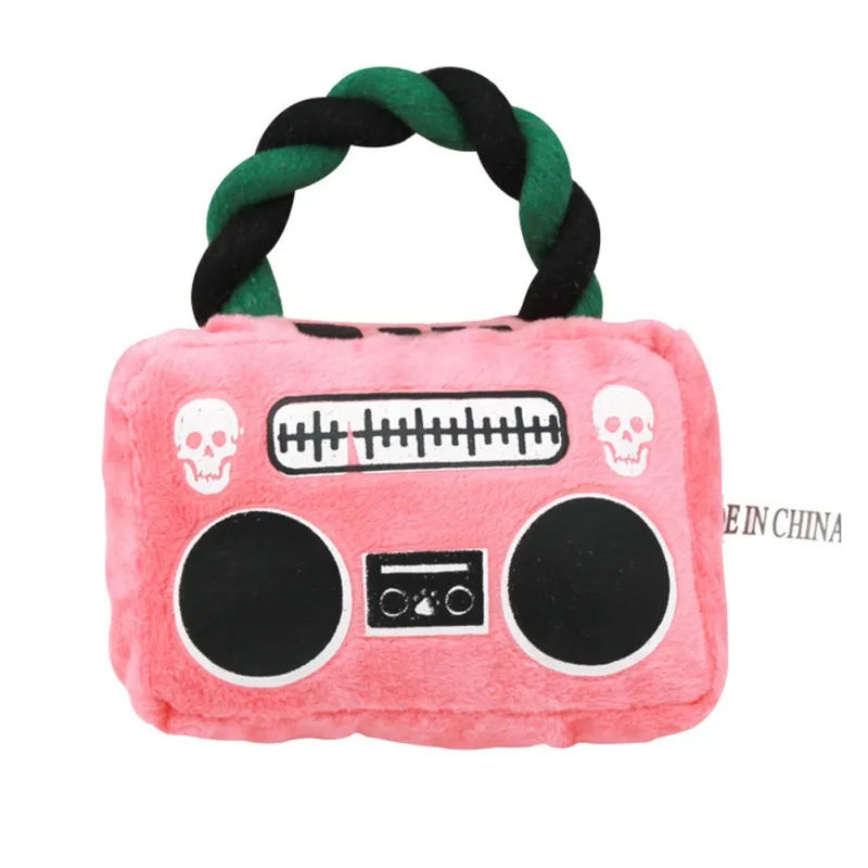 Pet Plush Radio Toy With Rope Practical and durable pet supplies, radio pet toys, environmentally friendly, simple beautiful
Pet Plush Radio Toy With Rope Practical and durable pet supplies, radio pet toys, environmentally friendly, simple beautiful
