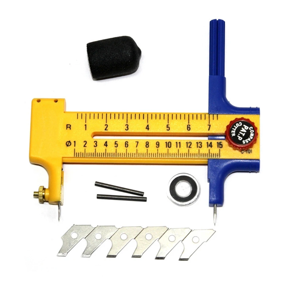 Adjustable Circular Cutting Tool Compass Circle Cutter Dia 10mm-150mm Cortador Circular Circle Cut Compass Circle Cutter
Adjustable Circular Cutting Tool Compass Circle Cutter Dia 10mm-150mm Cortador Circular Circle Cut Compass Circle Cutter