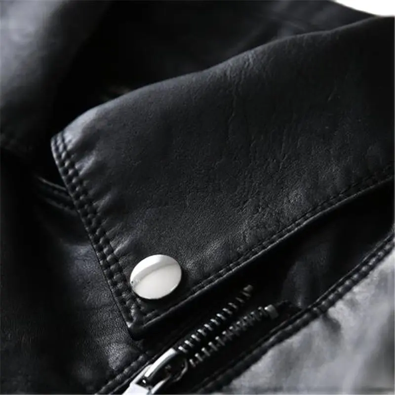 Women Faux Leather Ladies Spring Motorcycle Zippers Embossed Pu Chaleco Slim Tactical Rivet Cuero Chaqueta Female European Drop
Women Faux Leather Ladies Spring Motorcycle Zippers Embossed Pu Chaleco Slim Tactical Rivet Cuero Chaqueta Female European Drop