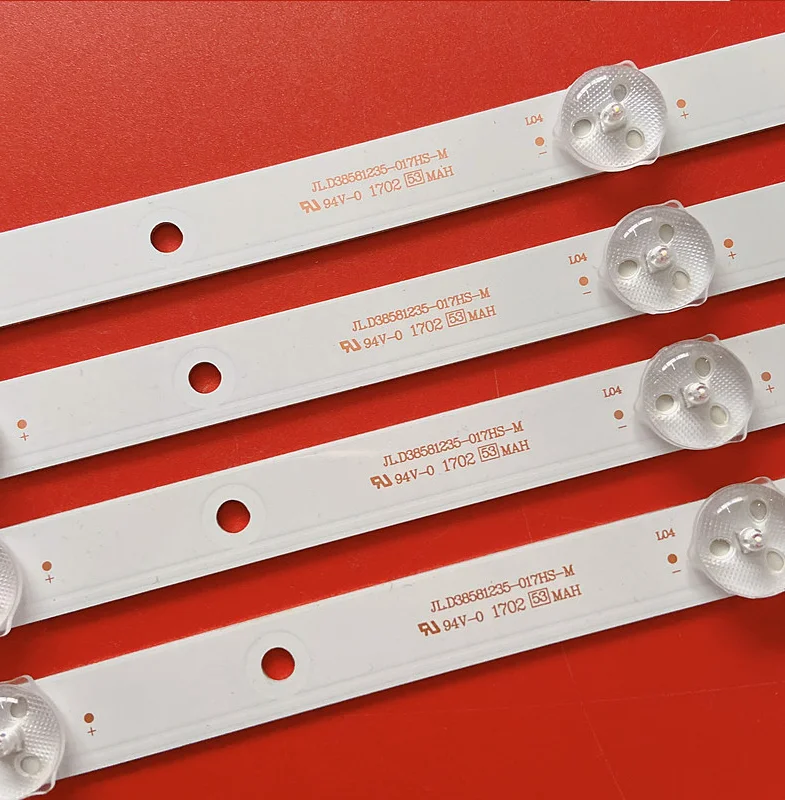 LED Backlight strip 8lamp for 43H5600 6502L754000010 02-385C4X8-754-01 T390XVN01 JL.D38581235-017HS-M
LED Backlight strip 8lamp for 43H5600 6502L754000010 02-385C4X8-754-01 T390XVN01 JL.D38581235-017HS-M